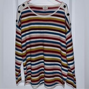 St. John’s Bay multicolored striped sweater